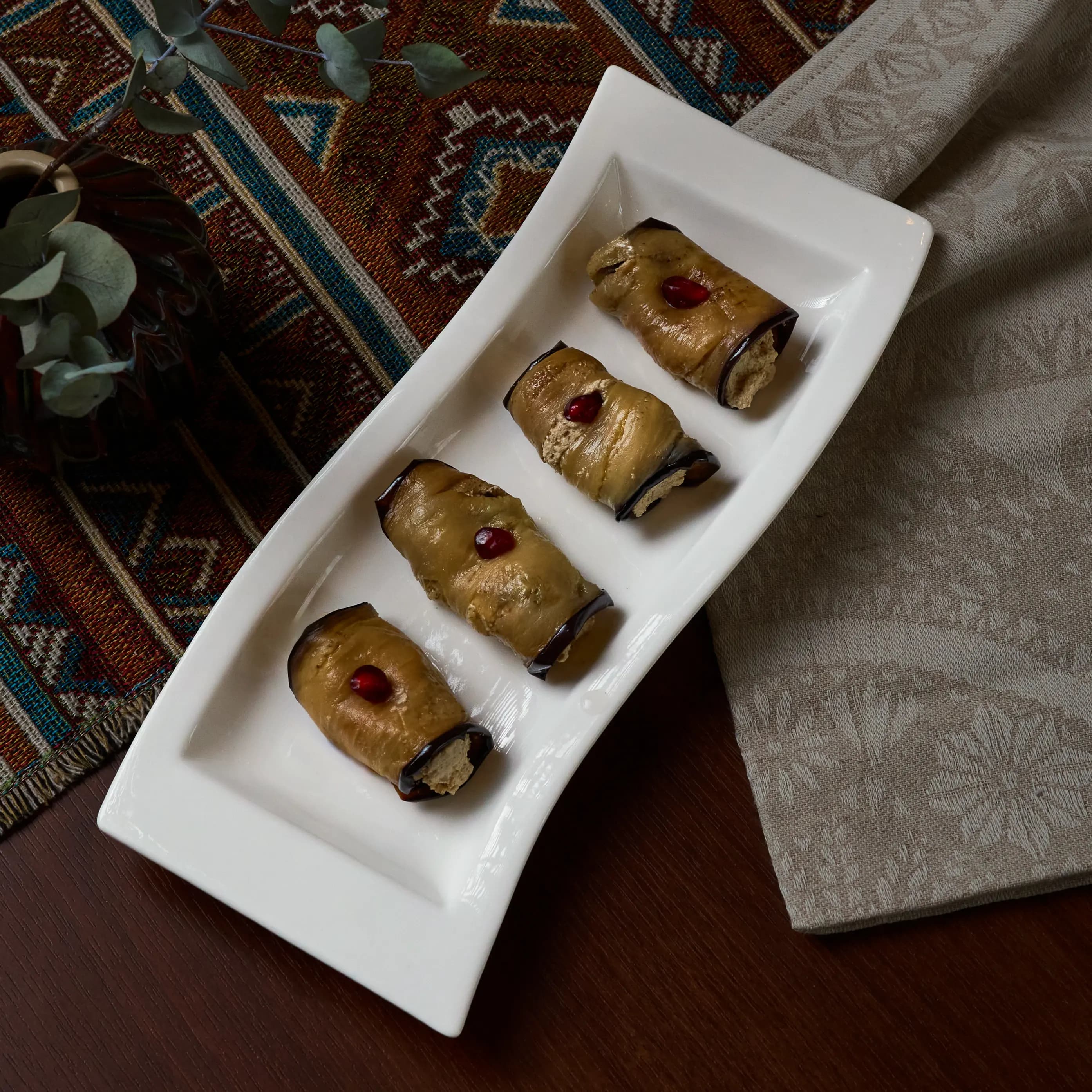 Баклажаны с орехами